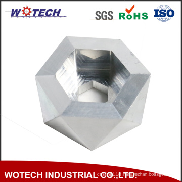 Customized OEM Aluminium Material Hexagonal Machine Part for Industrial